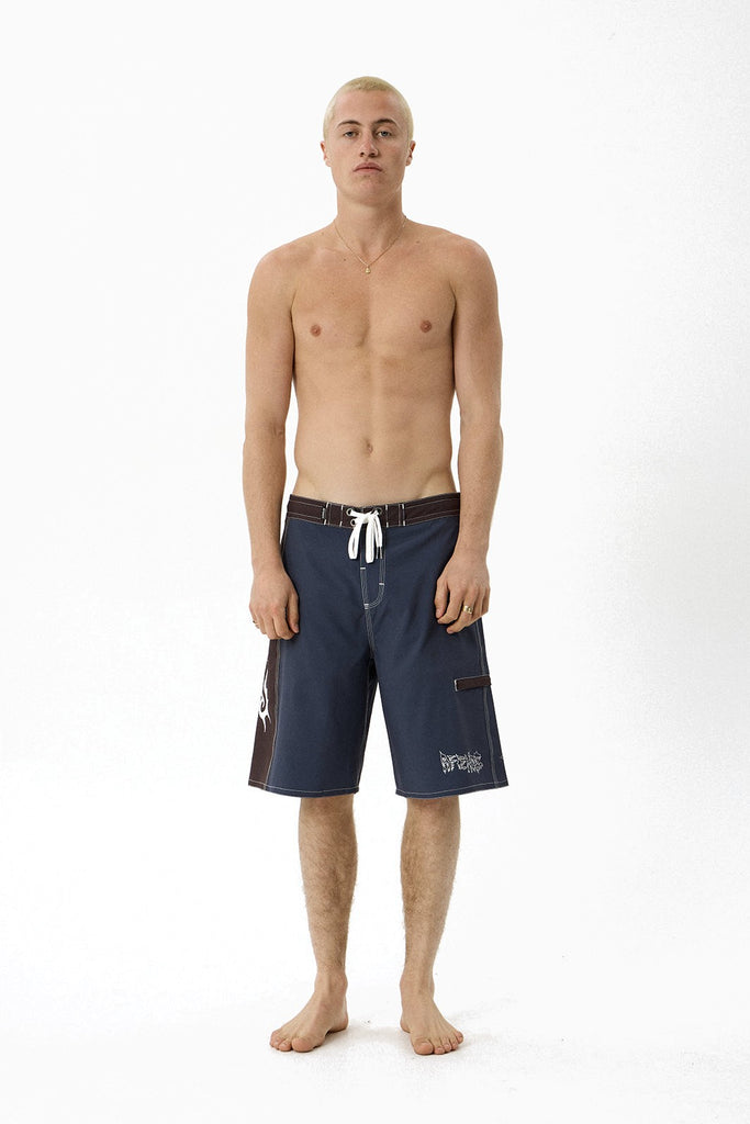 Afends Yang - Surf Related V2 Boardshort 21" - Charcoal
