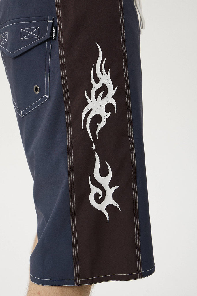 Afends Yang - Surf Related V2 Boardshort 21" - Charcoal