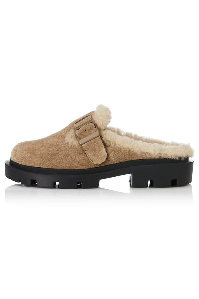 ALIAS MAE FOOTWEAR ALIAS MAE ADEN - NATURAL SUEDE/SHIRLING ** PRE-ORDER ARRIVING WC 13/5