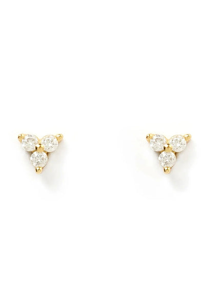 ARMS OF EVE JEWELLERY ARMS OF EVE CASSIA STUD EARRINGS - GOLD PLATED