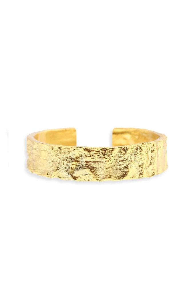 ARMS OF EVE JEWELLERY ARMS OF EVE EROS TEXTURED MEDIUM RING - GOLD