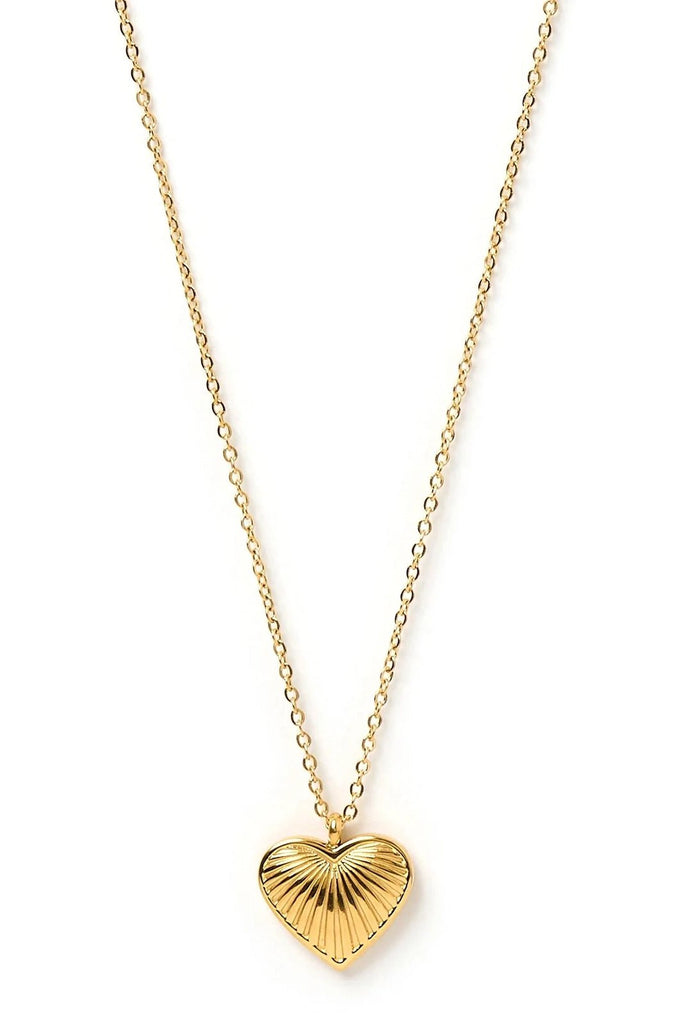 ARMS OF EVE JEWELLERY ARMS OF EVE JASMINE HEART NECKLACE - GOLD PLATED