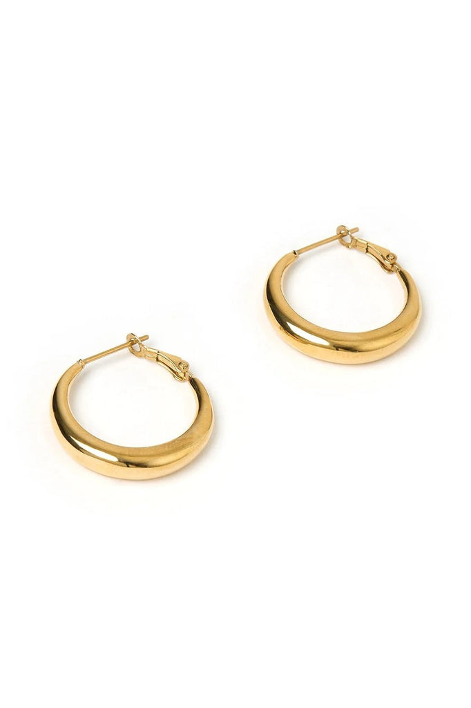 ARMS OF EVE JEWELLERY ARMS OF EVE RILEY HOOP EARRINGS SMALL - GOLD PLATED