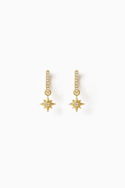 Arms of Eve Astrid Gold Earrings - Gold Plated