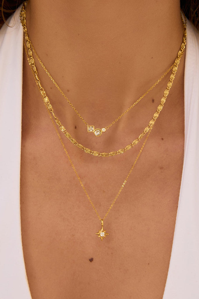 Arms of Eve Astrid Gold Necklace - Gold Plated