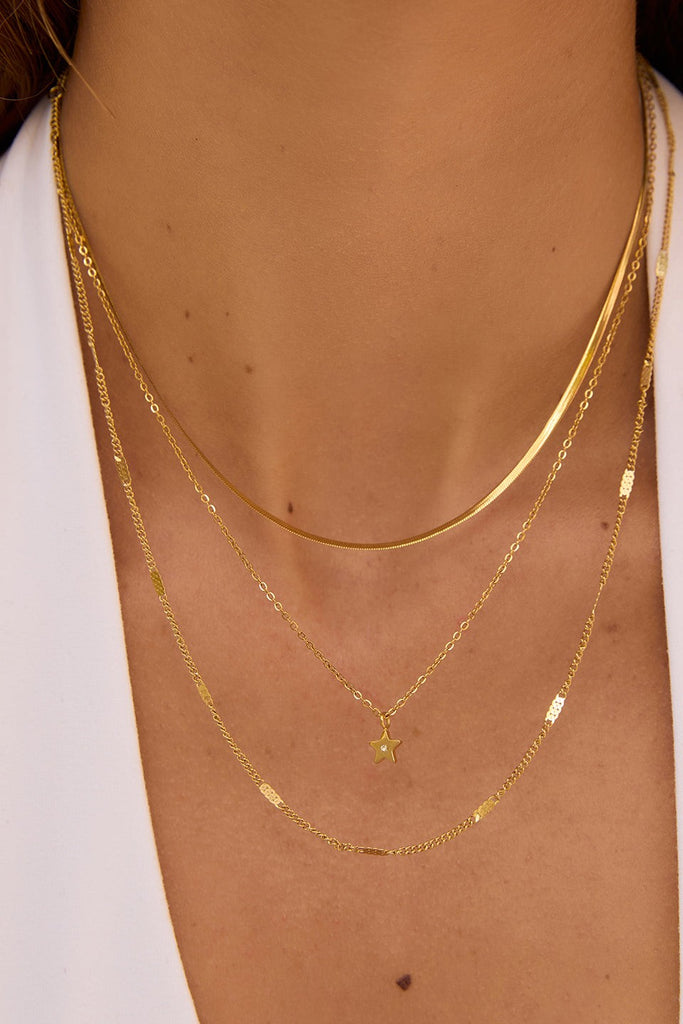 Arms of Eve Auri Gold Necklace - Gold Plated