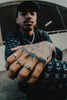 Sue The Boy Axis Peridot Ring worn