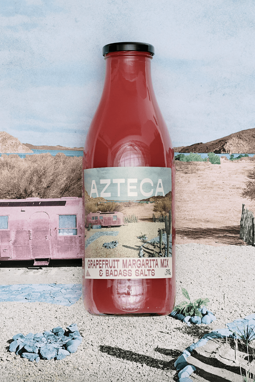 Grapefruit & Hibiscus Margarita Mix & Badass Salts