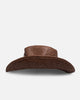 Von Dutch Vintage Ranch Cowboy Hat - Brown/Beige (placeholder photo: Brown colourway shown)