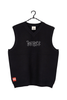 Billy Bones Club CREW BILLY BONES CLUB STEEZE KNIT UNISEX VEST - BLACK