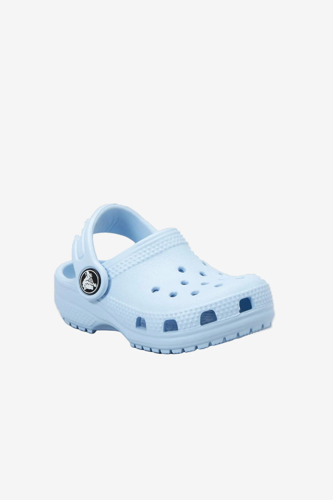 Crocs Toddler Classic Clog - Blue Calcite, single 3/4 angle