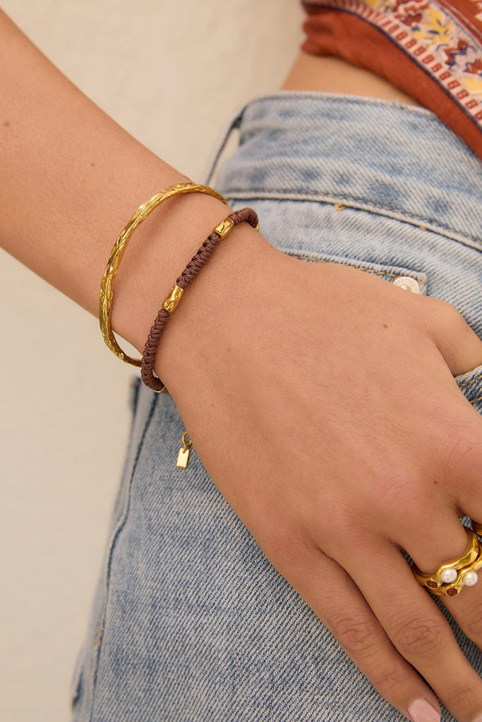 Arms of Eve Bobbi Bracelet - Coffee