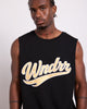 WNDRR Pulse Muscle Tank Black on model (placeholder)