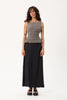 AFENDS Cedar - Seersucker Sleeveless Top - Cedar/Blue Check