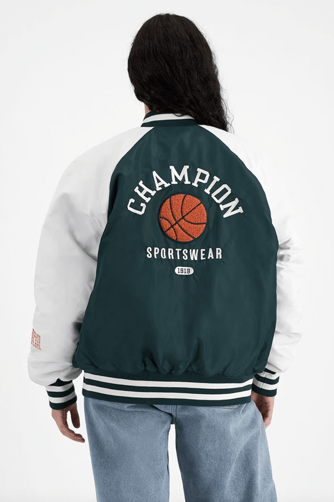 CHAMPION MENS JACKETS CHAMPION RE:BOUND CLUBHOUSE JACKET - MID FIELD