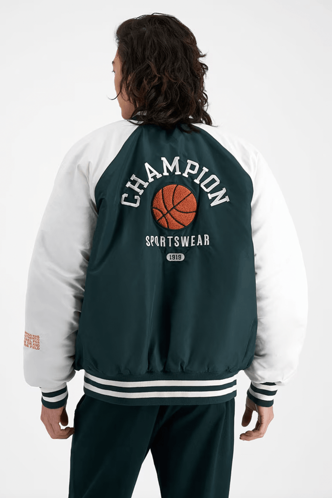 CHAMPION MENS JACKETS CHAMPION RE:BOUND CLUBHOUSE JACKET - MID FIELD