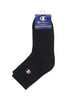 CHAMPION SOCKS CHAMPION LFS C LOGO CREW SOCKS 3PK - BLACK