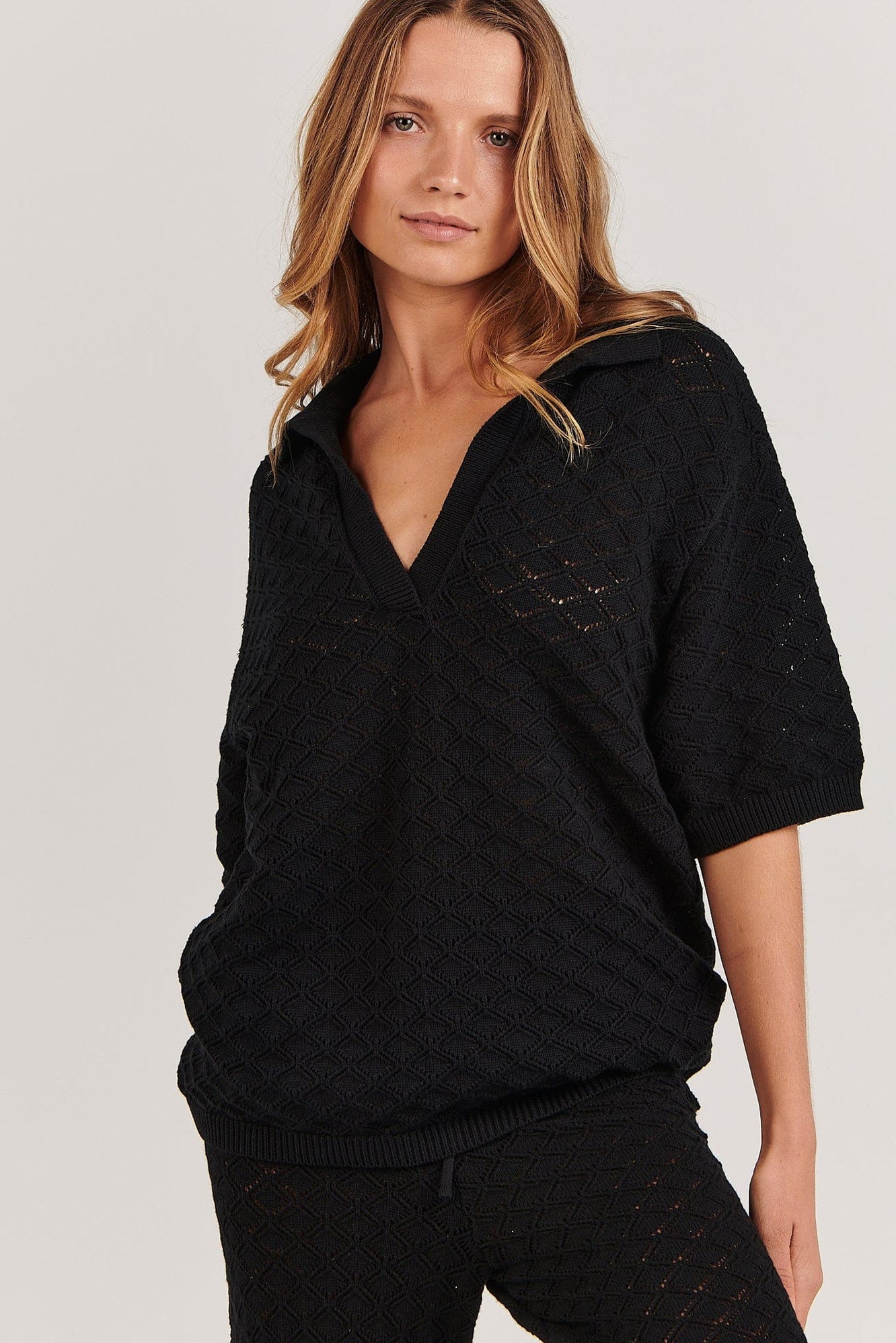 CHARLIE HOLIDAY PIPER SHIRT - BLACK – Pretty Rad Store
