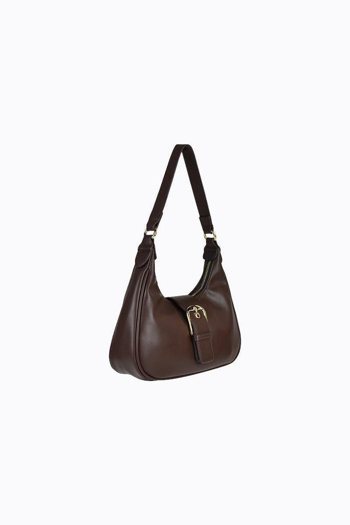 Millie Chocolate PU Gold