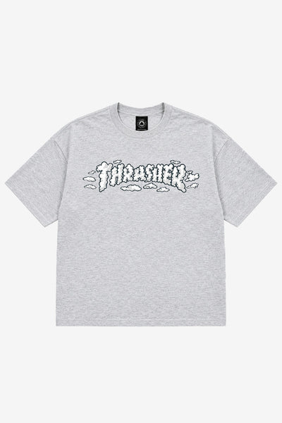 Thrasher Clouds S/S Tee - Ash Grey