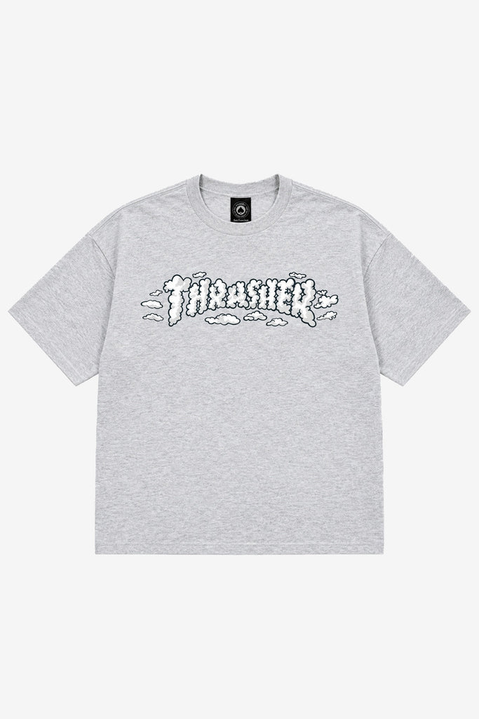 Thrasher Clouds S/S Tee - Ash Grey