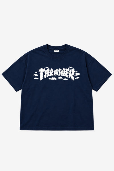 Thrasher Clouds S/S Tee - Navy