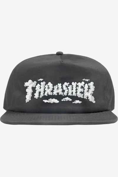 Thrasher Clouds Snapback - Charcoal
