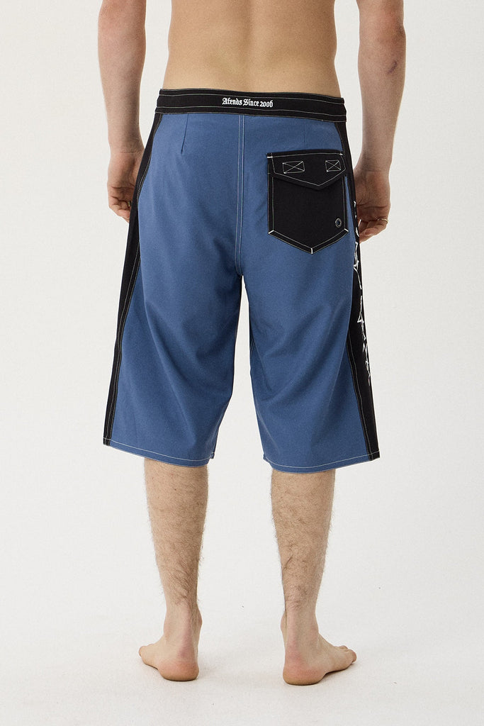 AFENDS Constellation - Surf Related V2 Boardshort 24" - Slate Blue