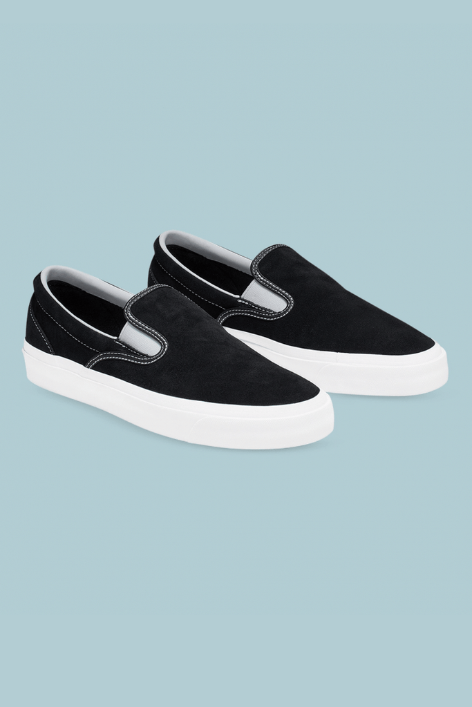 CONVERSE CONS ONE STAR SLIP ON BLACK WHITE Pretty Rad Store