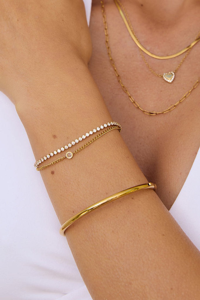 Arms of Eve Courtney Gold Bracelet - Gold Plated