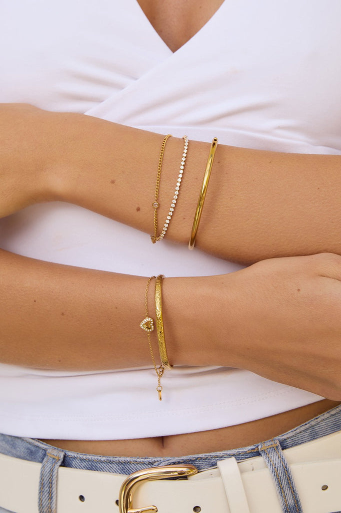 Arms of Eve Courtney Gold Bracelet - Gold Plated