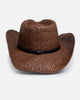Von Dutch Vintage Ranch Cowboy Hat - Brown/Beige (placeholder photo: Brown colourway shown)
