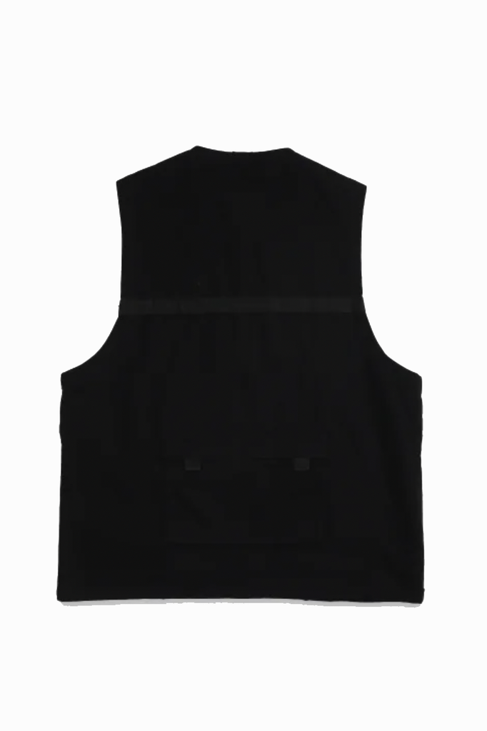 DICKIES MENS BUTTON UP SHIRTS DICKIES DALLAS UTILTY VEST - BLACK