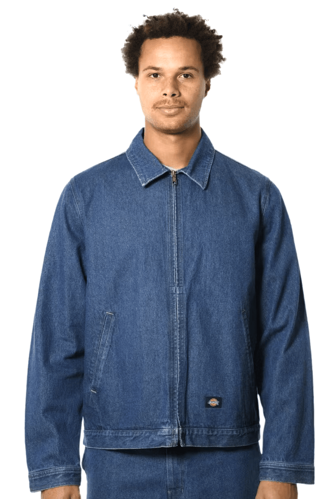 DICKIES EISENHOWER DENIM JACKET - RINSED INDIGO – Pretty Rad Store