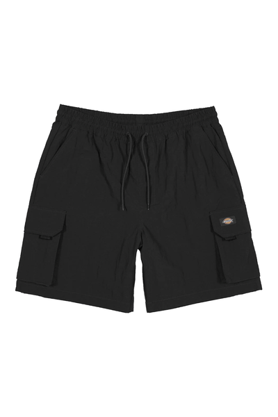 DICKIES MENS SHORTS DICKIES BARTON SPRINGS 7.5" SWIM SHORT - BLACK