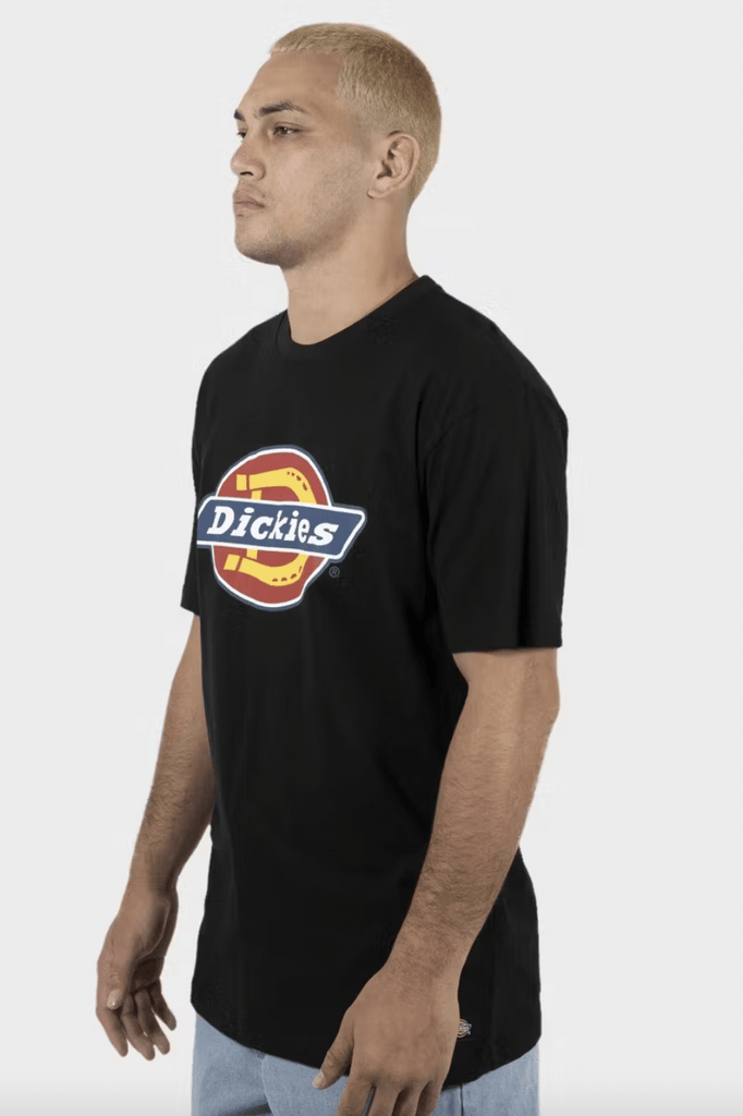 DICKIES MENS T-SHIRTS DICKIES H.S CLASSIC LOGO TEE - BLACK