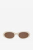 Status Anxiety Dopamine Sunglasses - Bone