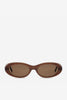 Status Anxiety Dopamine Sunglasses - Brown