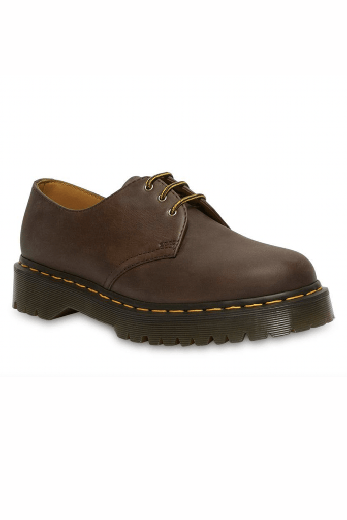 DR MARTENS 1461 BEX - DARK BROWN CRAZY HORSE â Pretty Rad Store