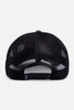 Von Dutch Distressed Trucker Hat - Black/Pink, side view