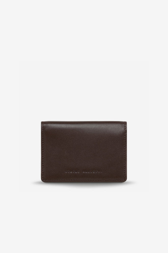 STATUS ANXIETY EASY DOES IT WALLET - COCOA NAPPA