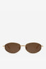 Status Anxiety Enigma Sunglasses - Gold
