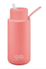 FRANK GREEN BOTTLE FRANK GREEN CERAMIC REUSABLE BOTTLE + STRAW 34oz/1000ml - SWEET PEACH