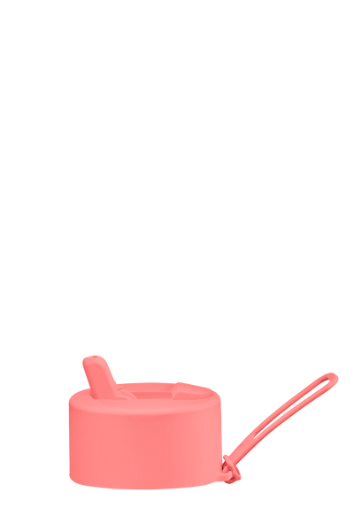 FRANK GREEN BOTTLE FRANK GREEN FLIP STRAW LID AND STRAP PACK -  SWEET PEACH