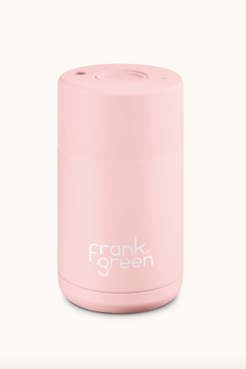 FRANK GREEN CERAMIC REUSABLE CUP 10oz/295ml BLUSHED PINK Pretty Rad Store