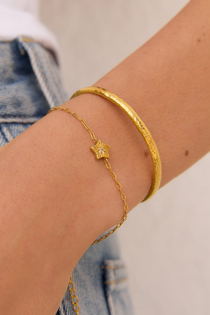 Arms of Eve Goldie Bracelet - Stone