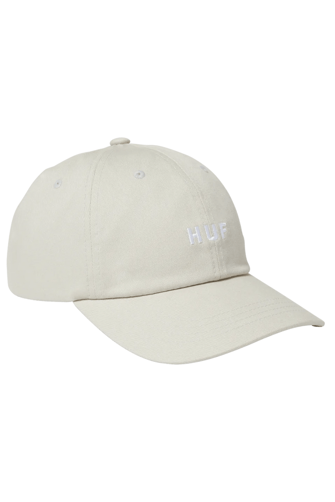 HUF HEADWEAR HUF SET OG CURVE 6 PANEL HAT - CREAM