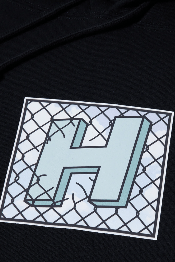 HUF HOODIES HUF TRESSPASS PULLOVER HOODIE - BLACK