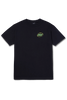 HUF MENS T-SHIRTS HUF LOCAL SUPPORT TEE - BLACK