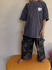 Ssaint Kids Heart Tee - Acid Wash Charcoal